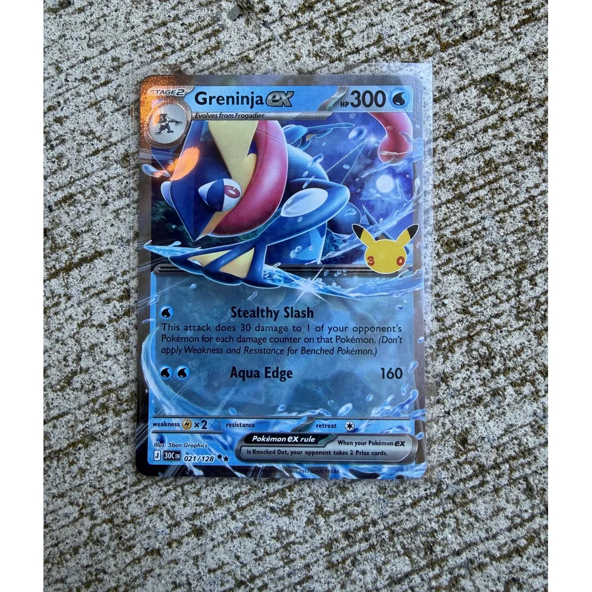 Greninja ex 021/128 - Pokemon 30th Celebration