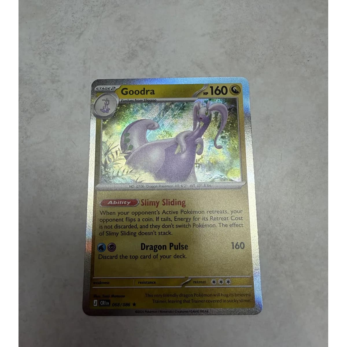Goodra 068/086 - Chaos Rising
