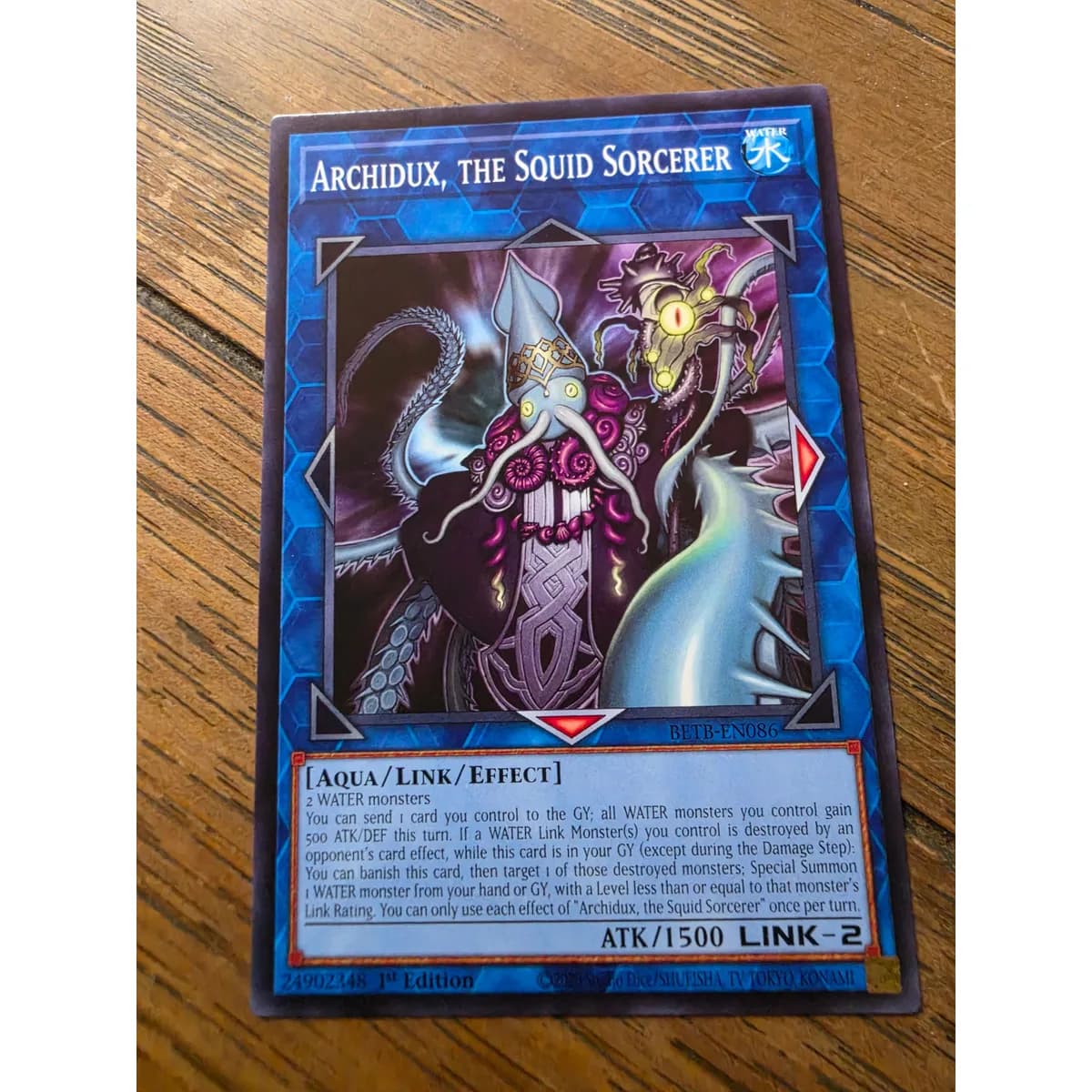 Yu-Gi-Oh! Archidux, the Squid Sorcerer BETB-EN086 (Beyond the Brave, 1st Edition)