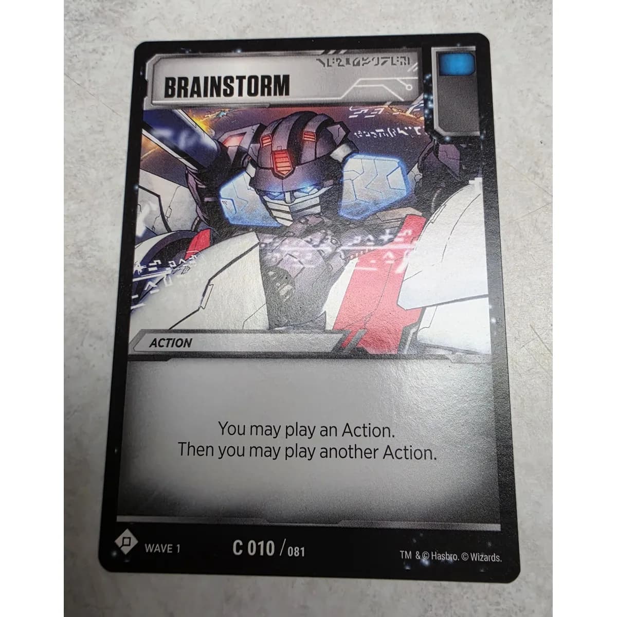 Brainstorm 010/081 - Transformers TCG Wave 1
