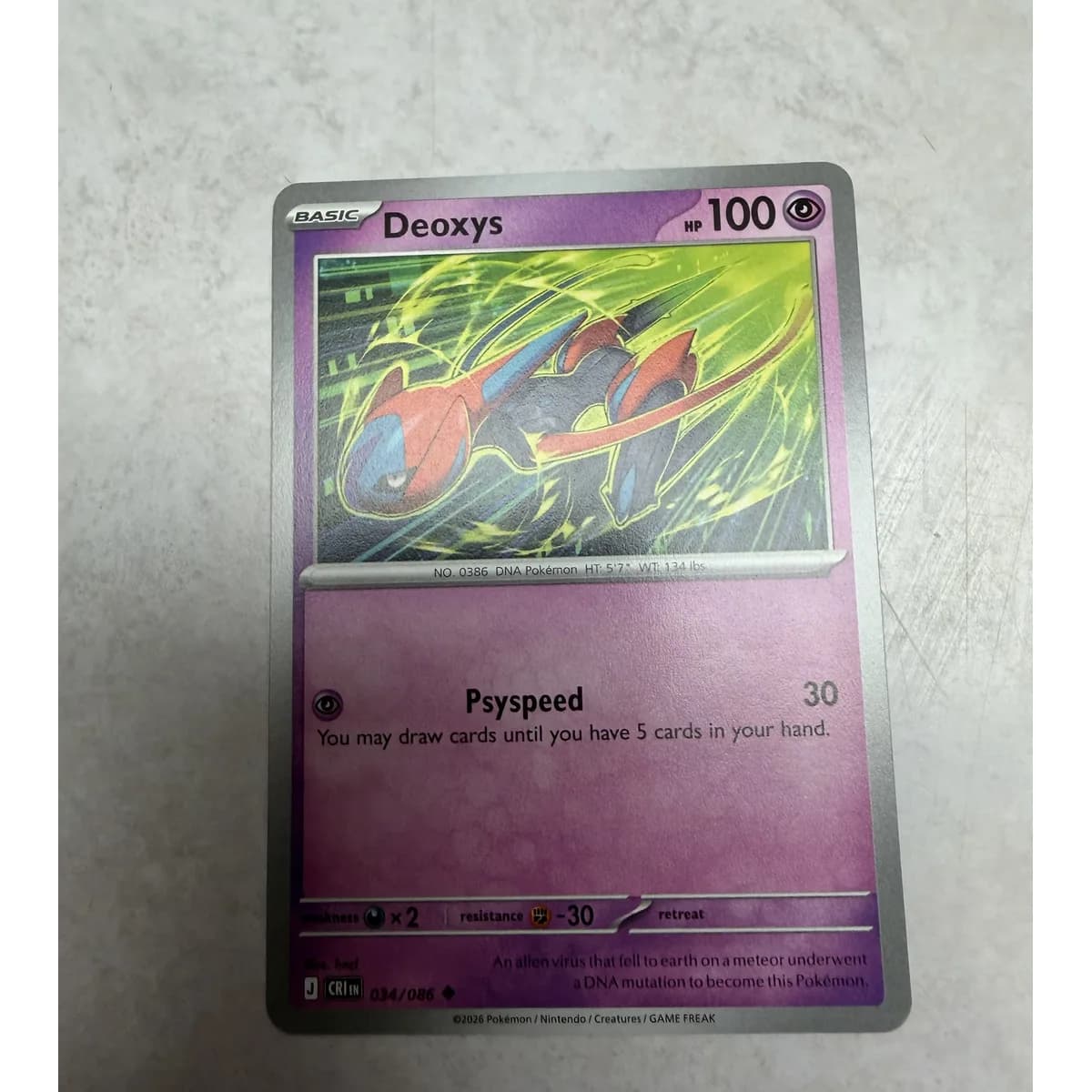 Deoxys 034/086 - Chaos Rising