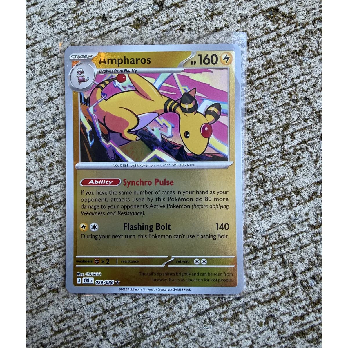 Ampharos 029/086 - Chaos Rising