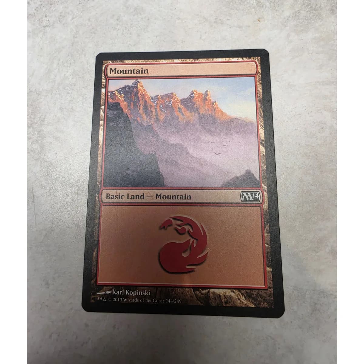 Magic: The Gathering - Mountain (Magic 2014 #244)