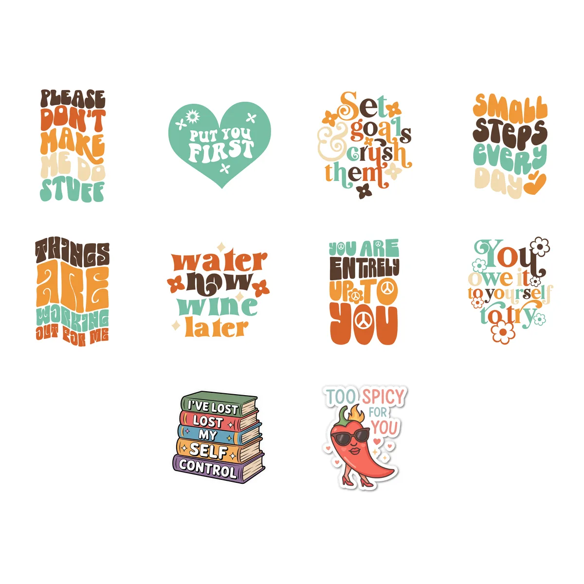 Variety Sticker Pack #9 (10 Stickers)