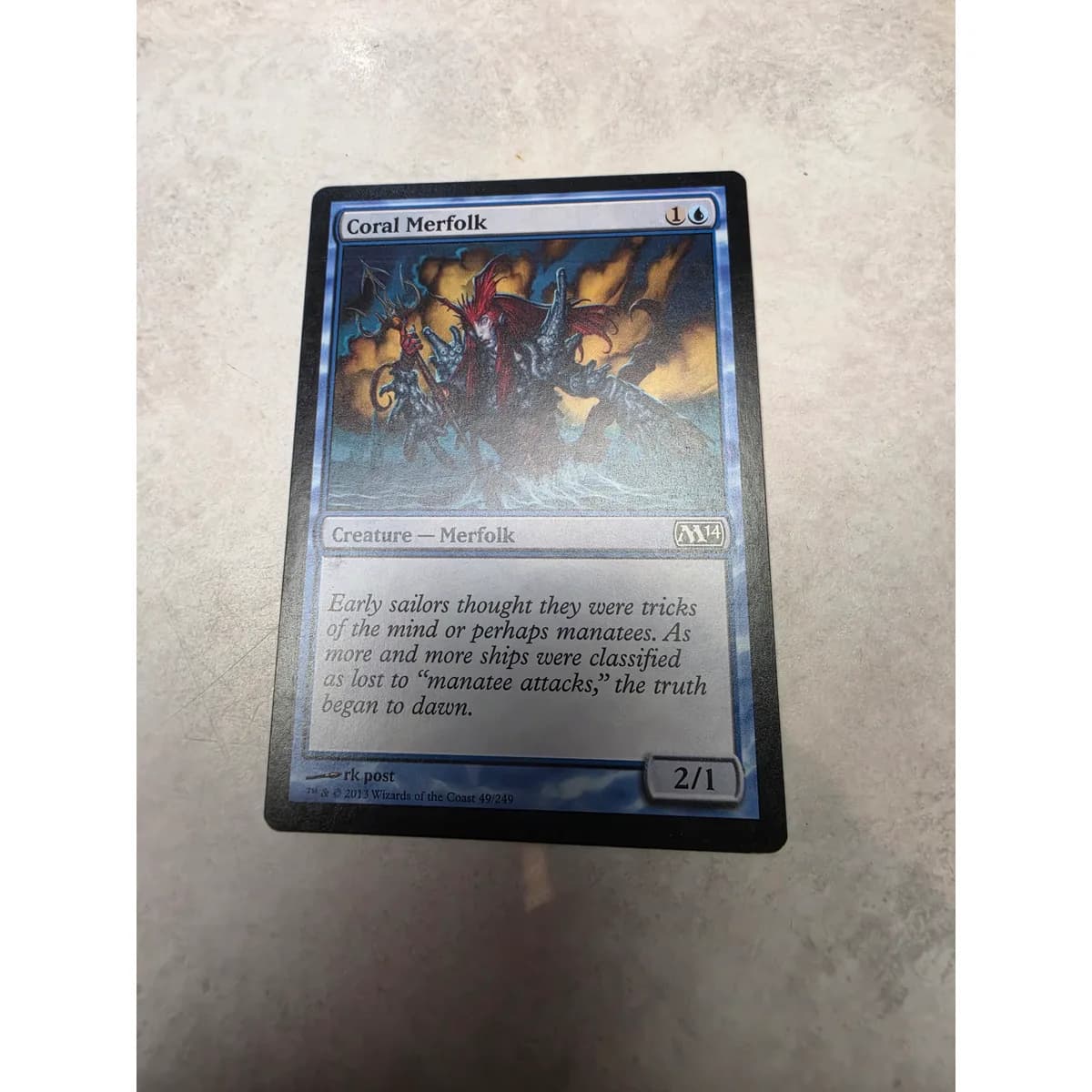 Magic: The Gathering - Coral Merfolk (Common)