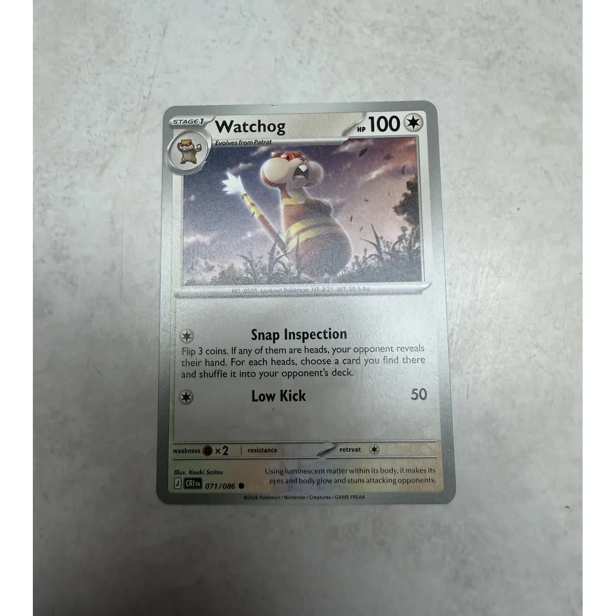 Watchog 071/086 - Chaos Rising