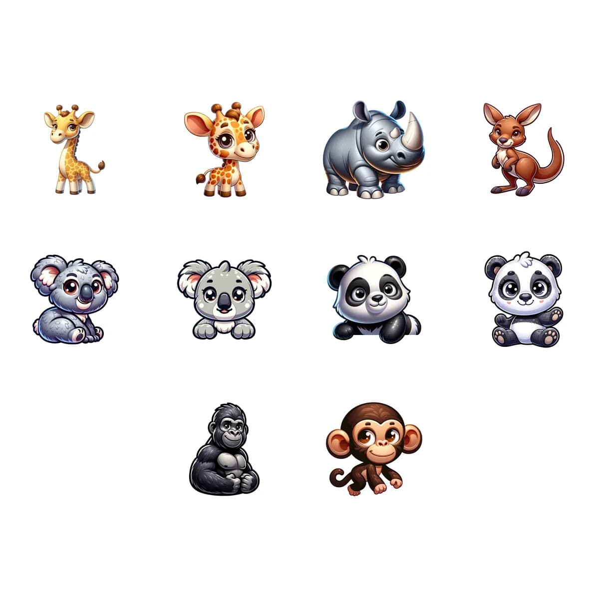 Woodland & Wildlife Sticker Pack #2 (10 Stickers)