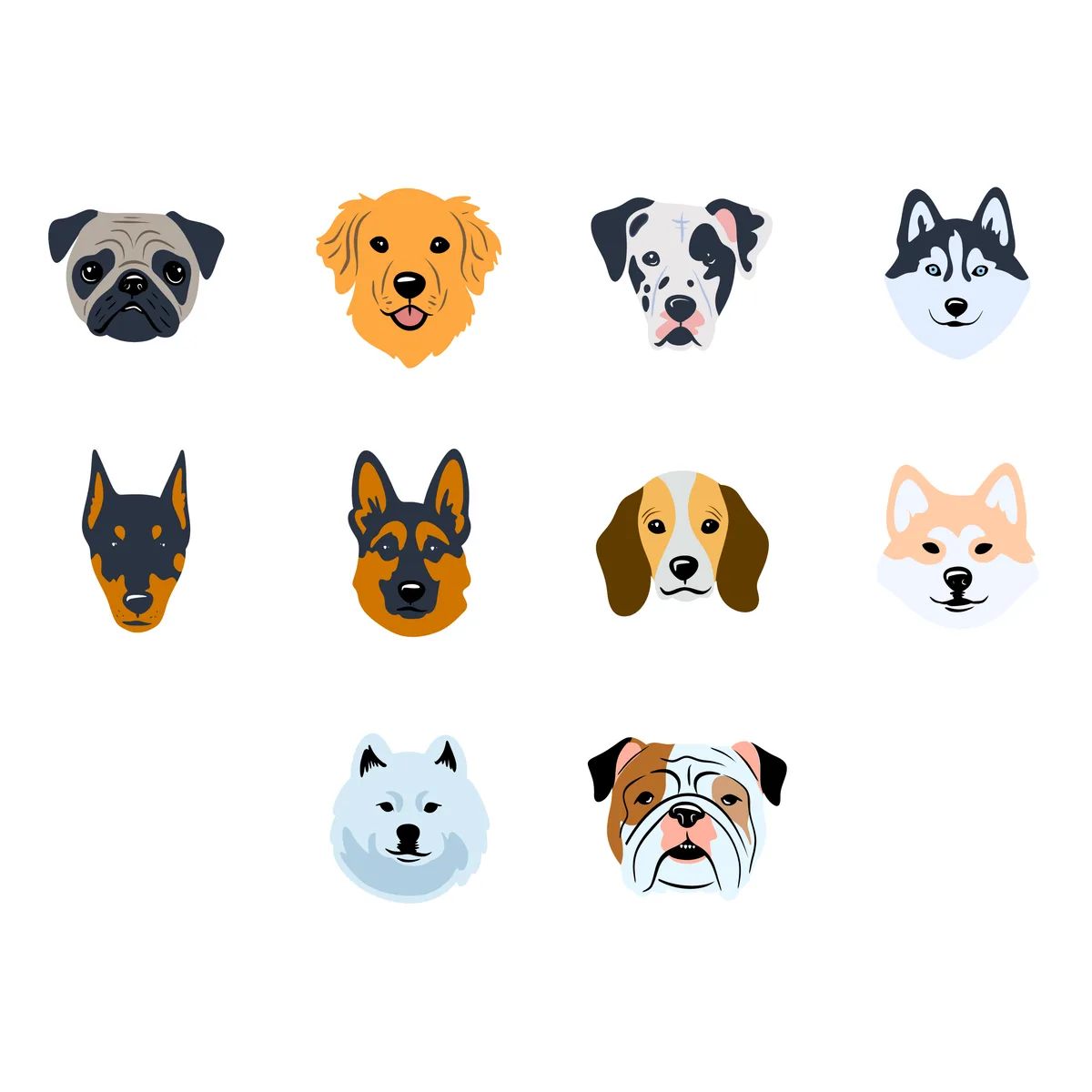 Dog Lover Sticker Pack #2 (10 Stickers)