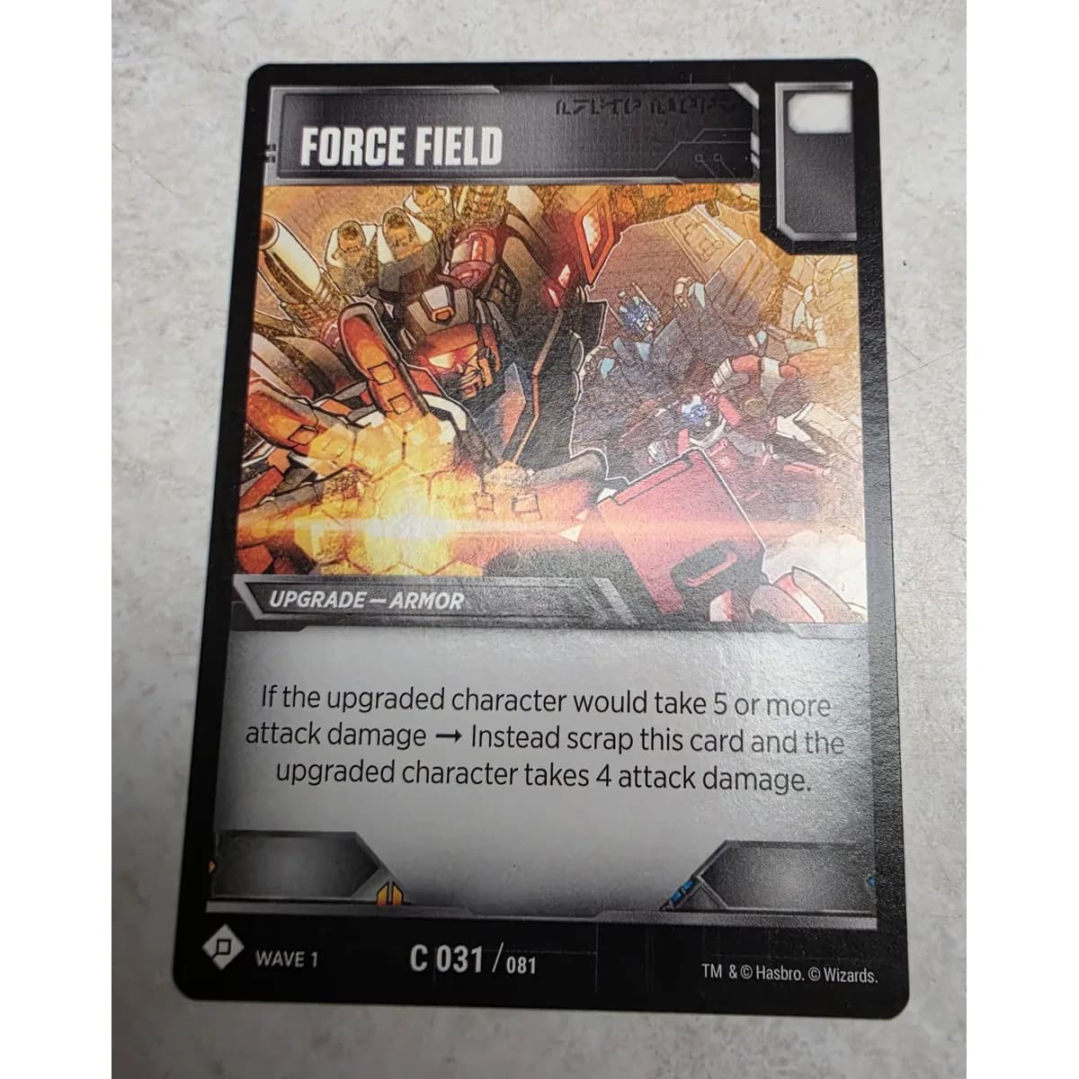Force Field 031/081 - Transformers TCG Wave 1