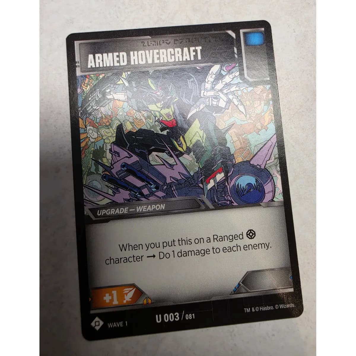Armed Hovercraft 003/081 - Transformers TCG Wave 1