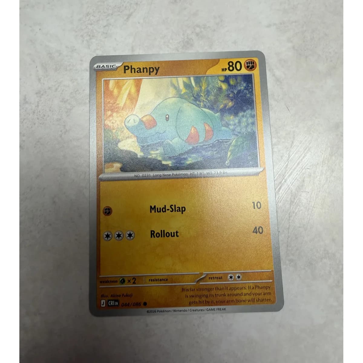 Phanpy 044/086 - Chaos Rising