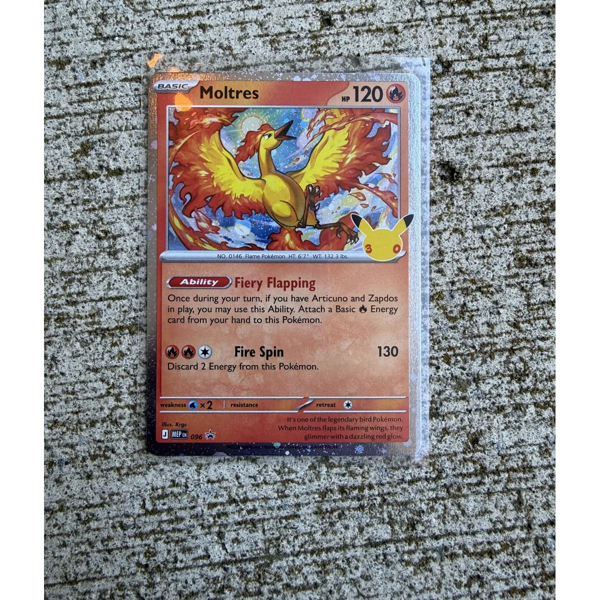 Moltres MEP 096 - Mega Evolution Black Star Promo
