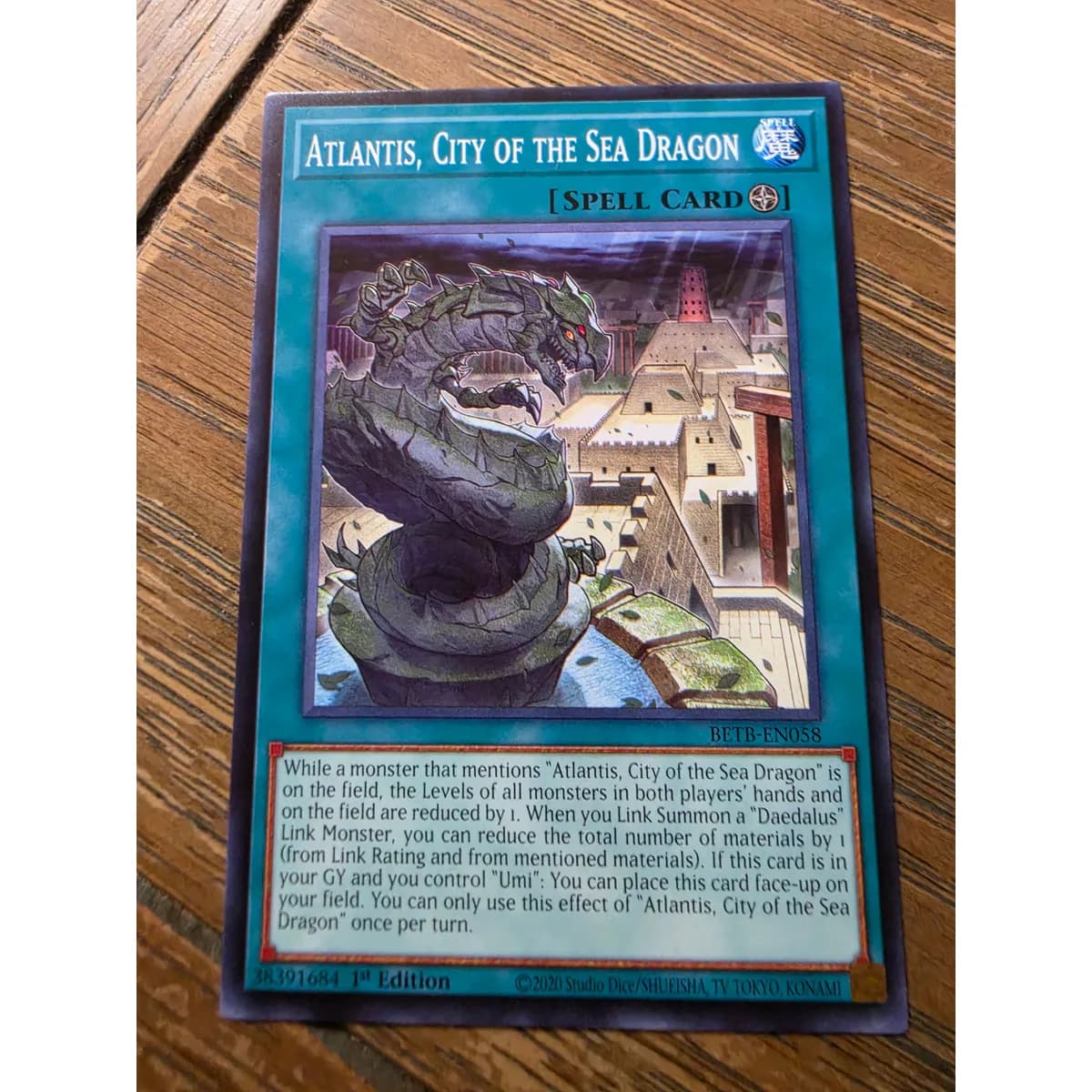 Yu-Gi-Oh! Atlantis, City of the Sea Dragon BETB-EN058 (Beyond the Brave, 1st Edition)