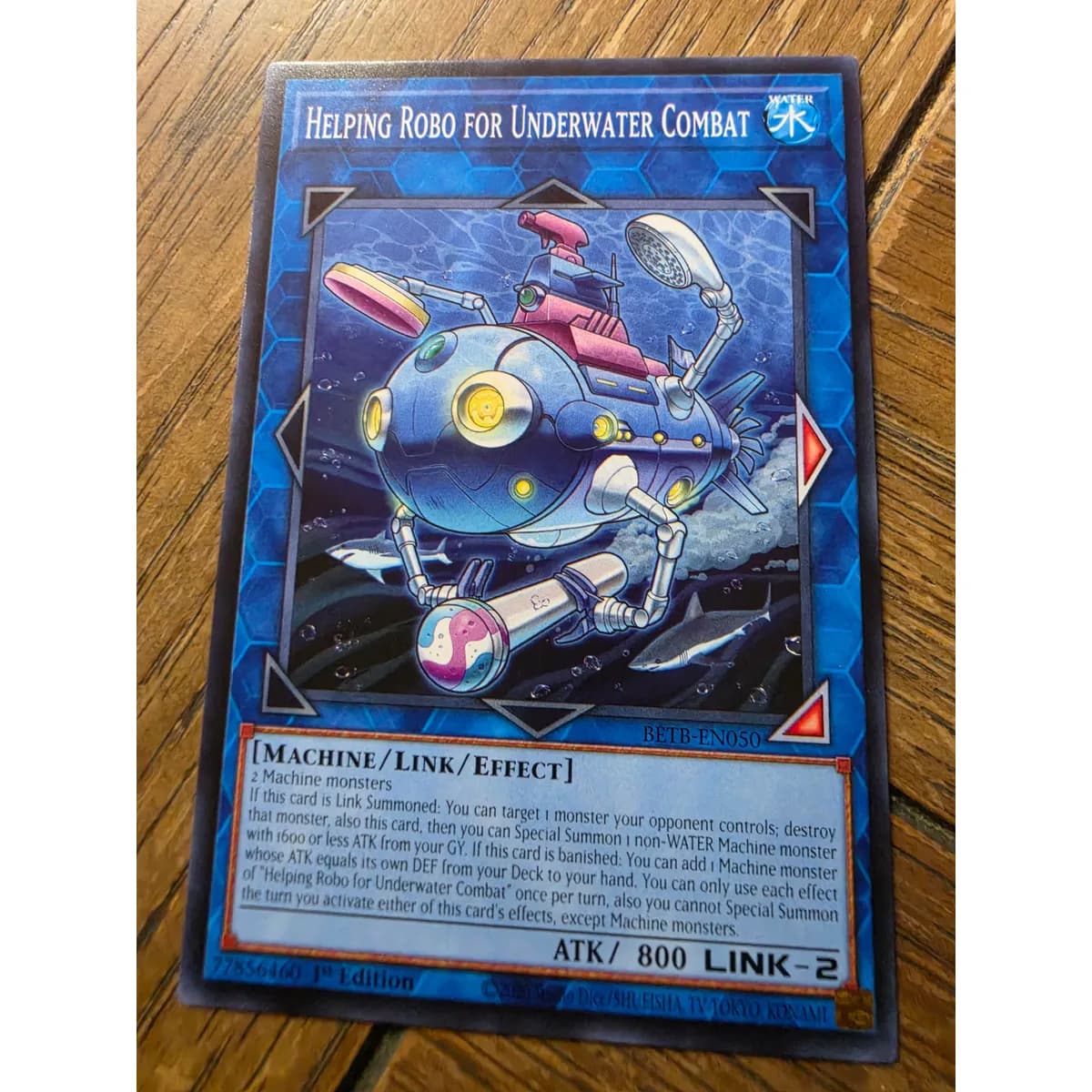 Yu-Gi-Oh! Helping Robo for Underwater Combat BETB-EN050 (Beyond the Brave, 1st Edition)