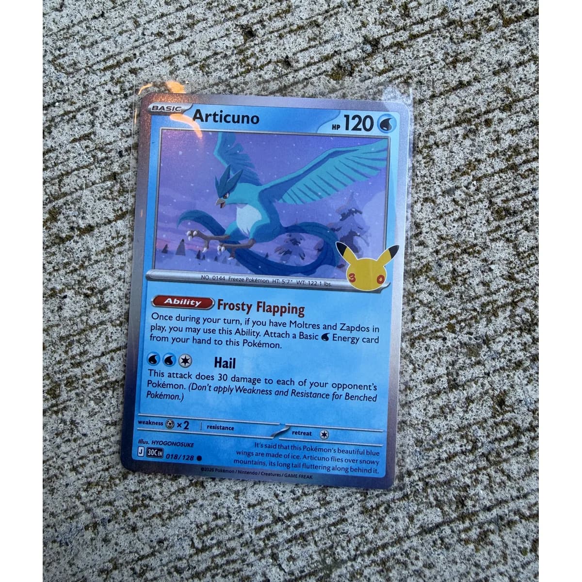 Articuno 018/128 - Pokemon 30th Celebration