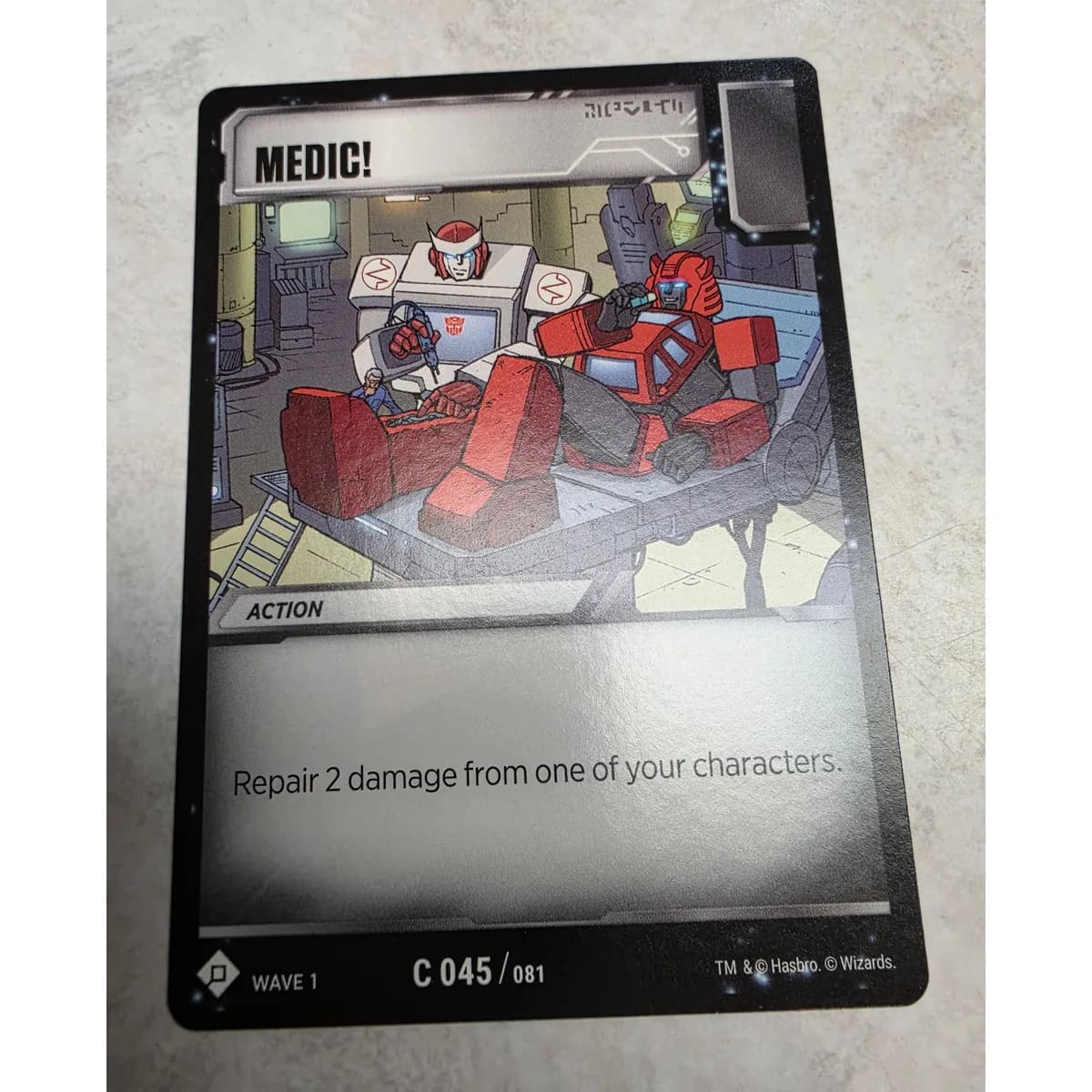 Medic! 045/081 - Transformers TCG Wave 1