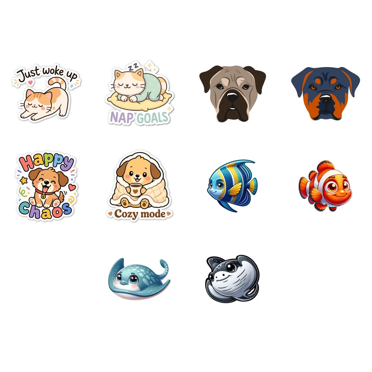 Variety Sticker Pack #6 (10 Stickers)