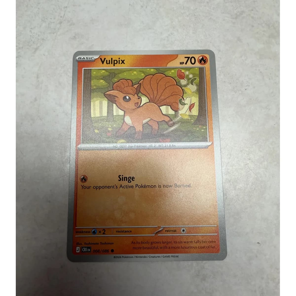 Vulpix 008/086 - Chaos Rising