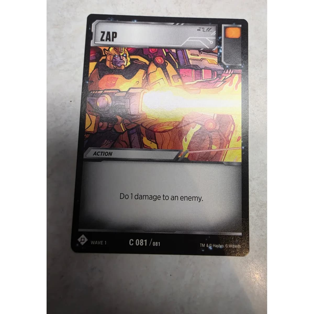 Zap 081/081 - Transformers TCG Wave 1
