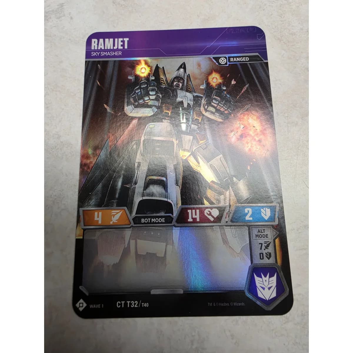 Ramjet - Sky Smasher T32/T40 - Transformers TCG Wave 1