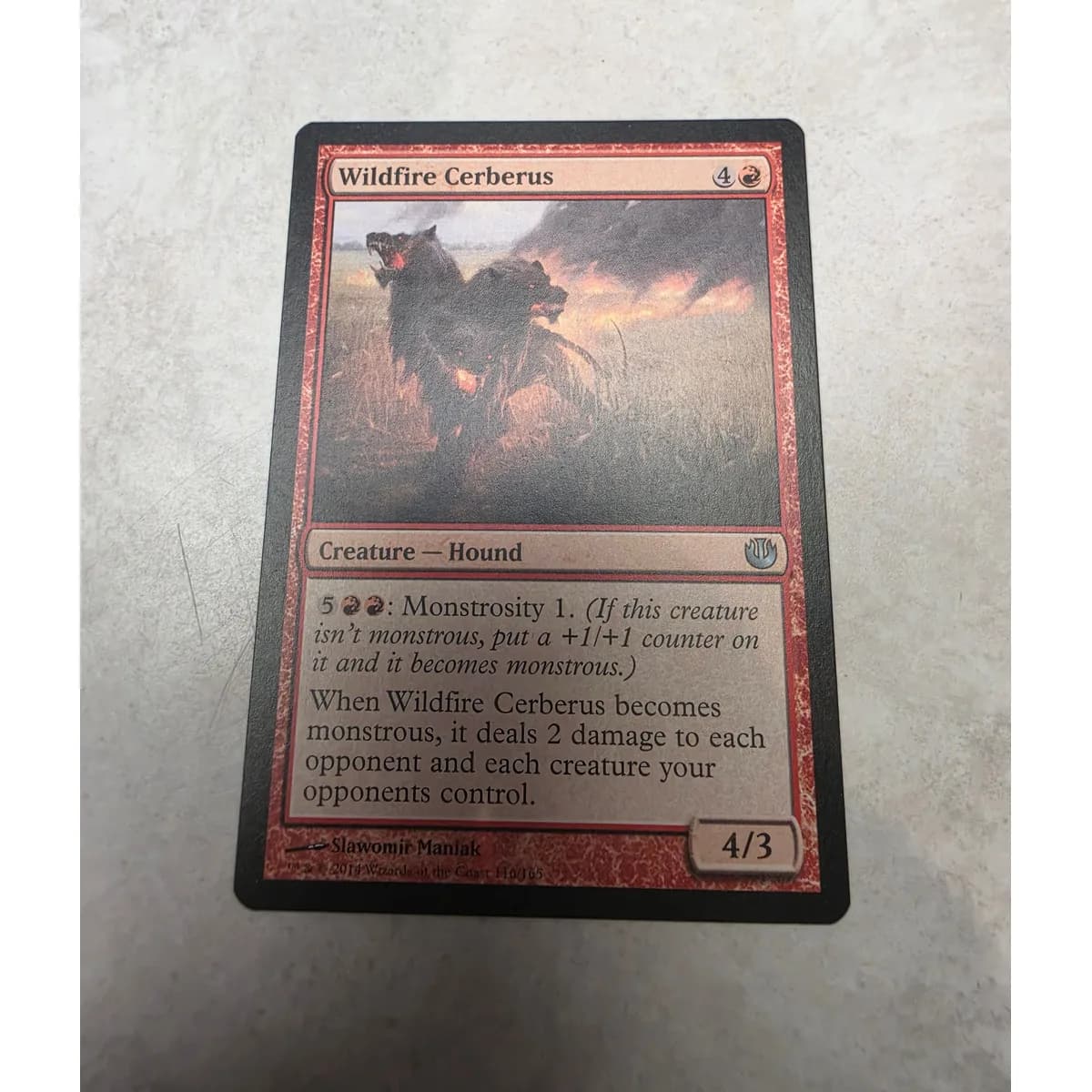 Magic: The Gathering - Wildfire Cerberus (Uncommon)