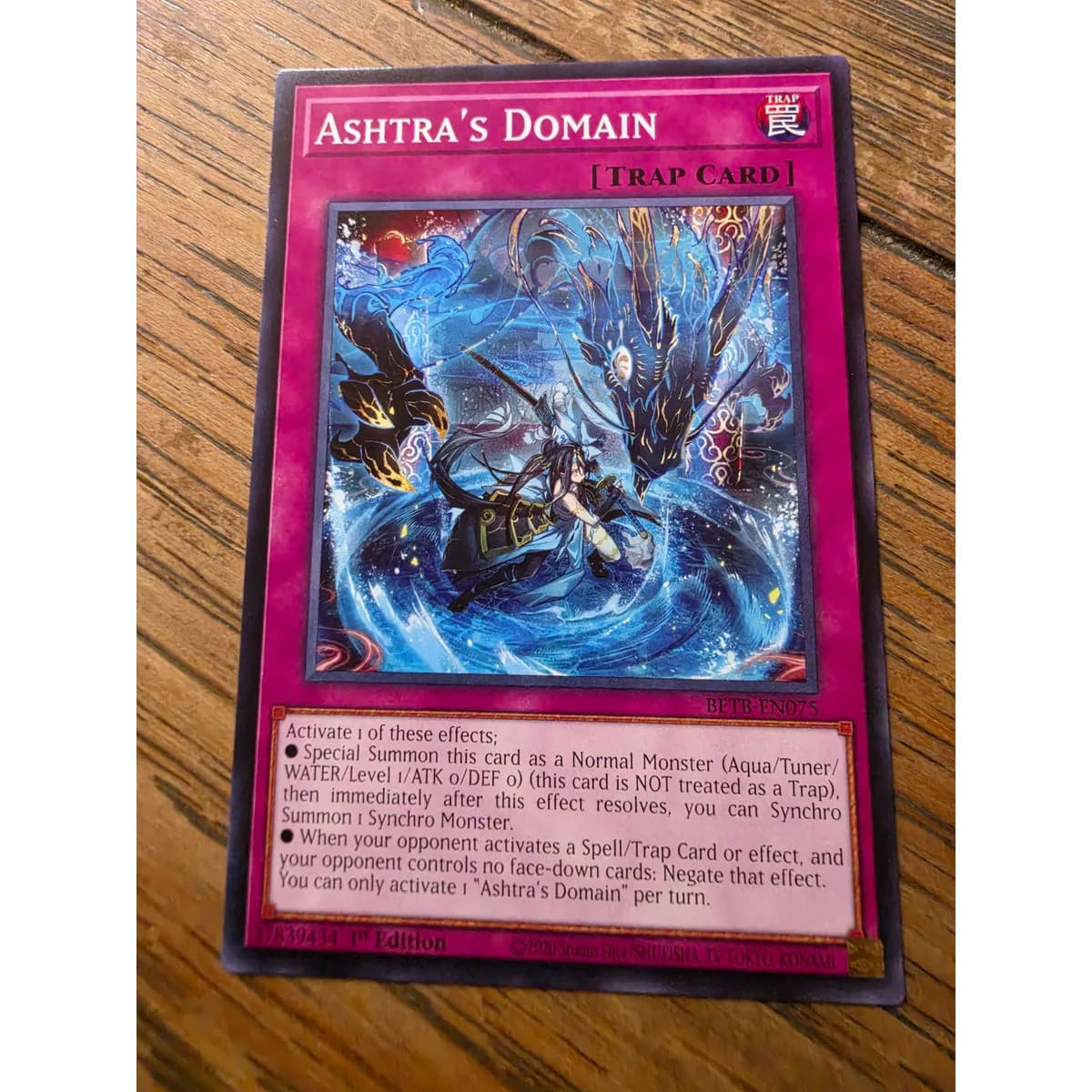 Yu-Gi-Oh! Ashtra's Domain BETB-EN075 (Beyond the Brave, 1st Edition)