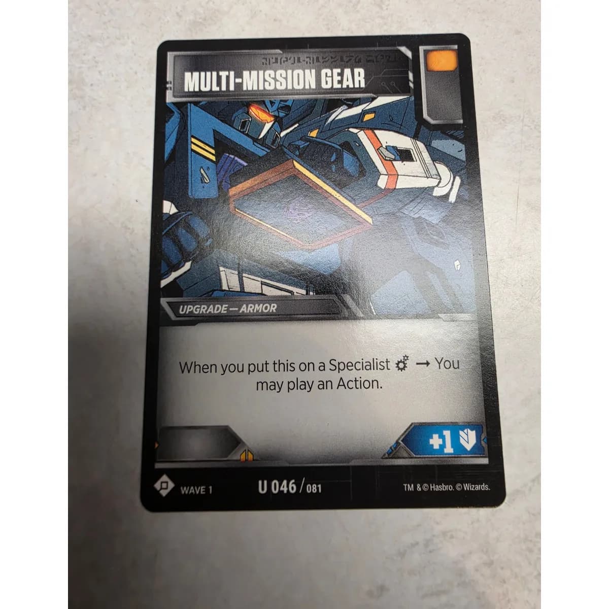 Multi-Mission Gear 046/081 - Transformers TCG Wave 1