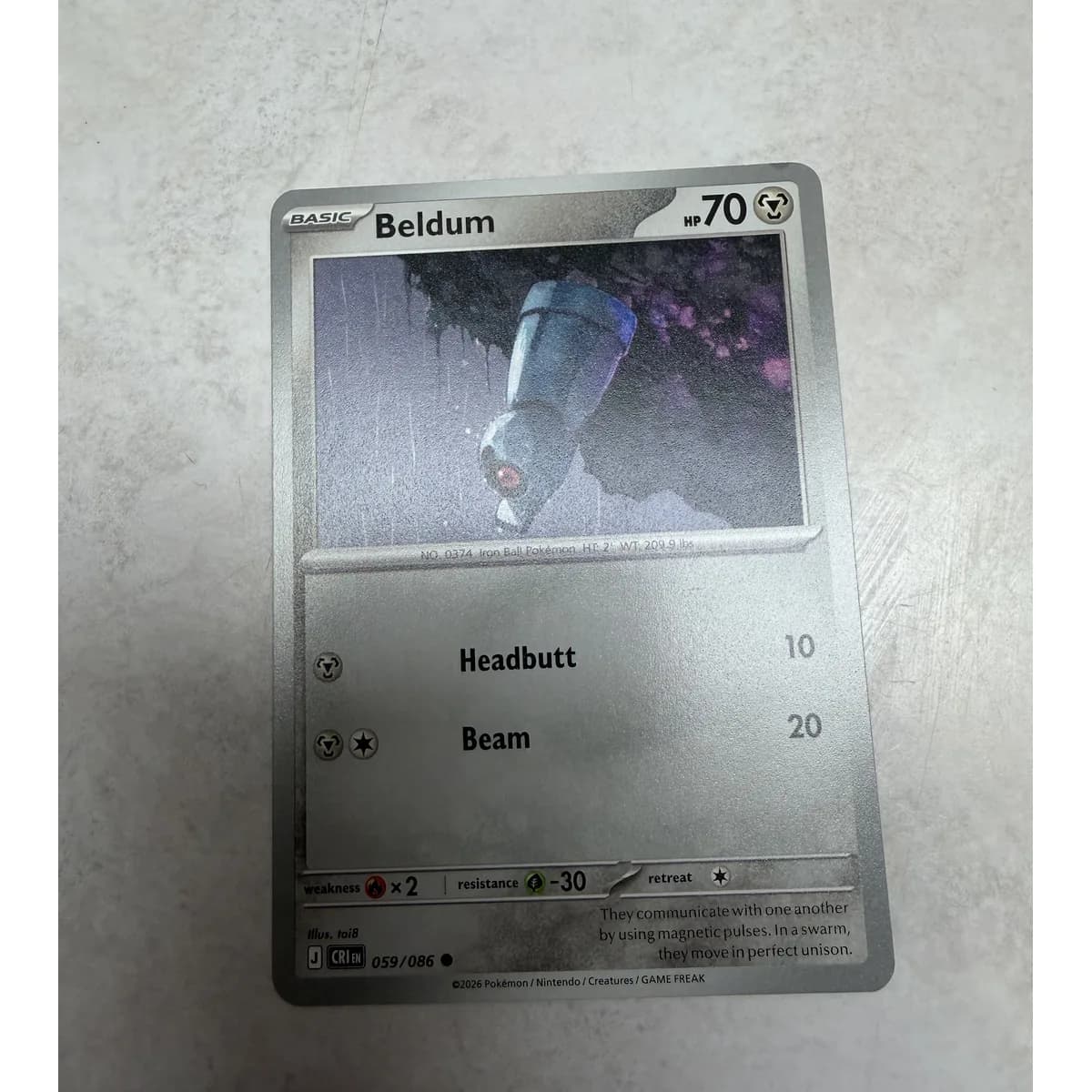 Beldum 059/086 - Chaos Rising